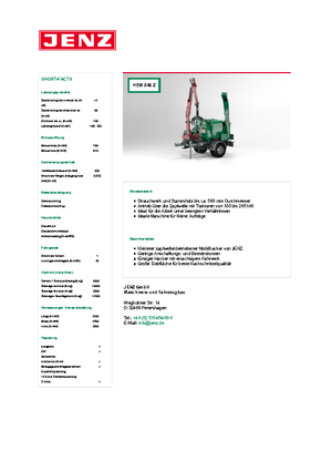 Faaprítók Jenz HEM 540 Z