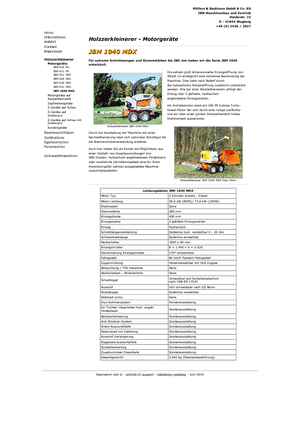 Faaprítók JBM JBM 1040 MDX 80