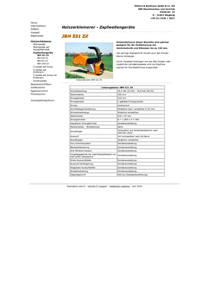 Faaprítók JBM JBM 521 ZX