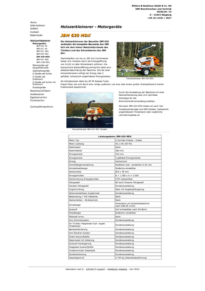 Faaprítók JBM JBM 630 MDX