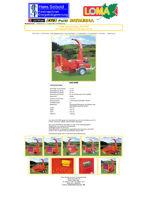 Faaprítók Loma K 50 HPM