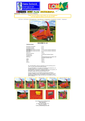 Faaprítók Loma K 50 HPMF 65