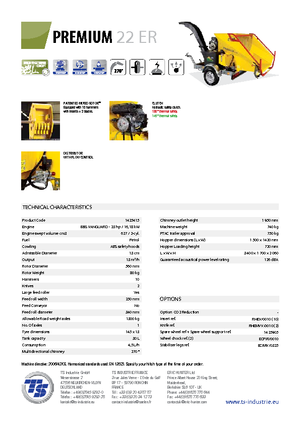 Faaprítók TS-Industrie Premium 22 ER