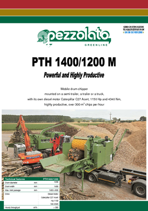 Faaprítók Pezzolato PTH 1400/1200