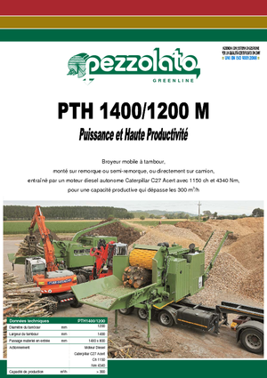 Faaprítók Pezzolato PTH 1400/1200