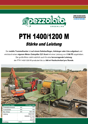 Faaprítók Pezzolato PTH 1400/1200