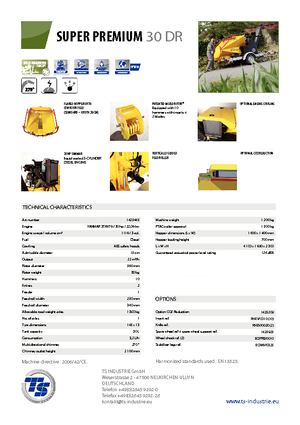 Faaprítók TS-Industrie Super Premium 30 DR