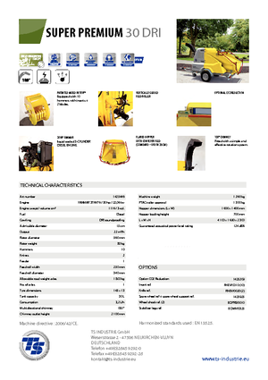 Faaprítók TS-Industrie Super Premium 30 DRI