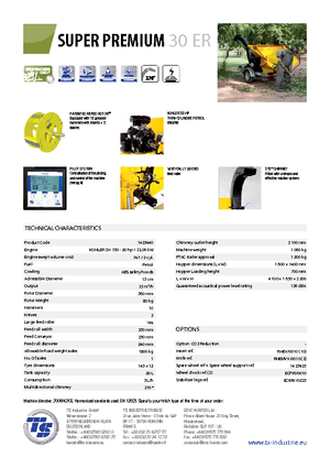 Faaprítók TS-Industrie Super Premium 30 ER