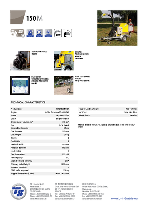 Faaprítók TS-Industrie TS 150 M