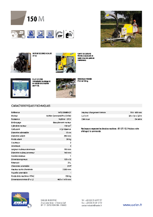 Faaprítók TS-Industrie TS 150 M