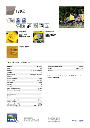 Faaprítók TS-Industrie TS 170 Z