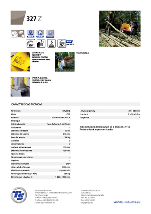 Faaprítók TS-Industrie TS 327 Z