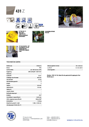 Faaprítók TS-Industrie TS 431 Z