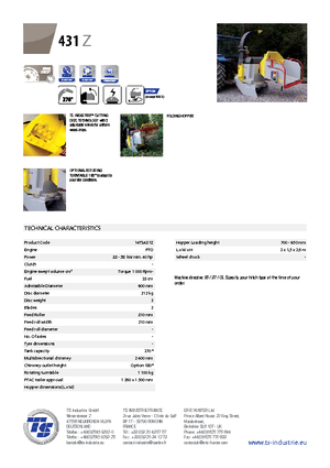 Faaprítók TS-Industrie TS 431 Z