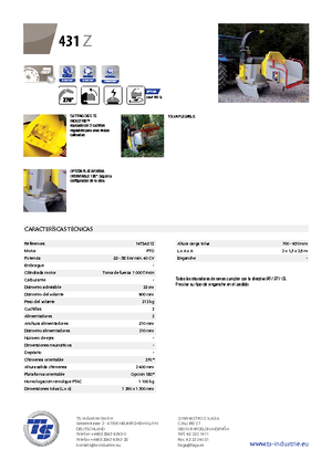 Faaprítók TS-Industrie TS 431 Z