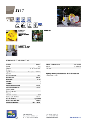Faaprítók TS-Industrie TS 431 Z