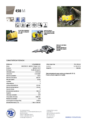 Faaprítók TS-Industrie TS 450 M