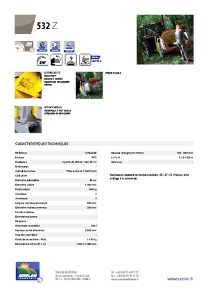 Faaprítók TS-Industrie TS 532 Z