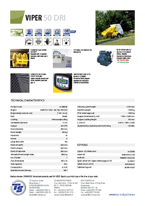 Faaprítók TS-Industrie Viper 50 DRI