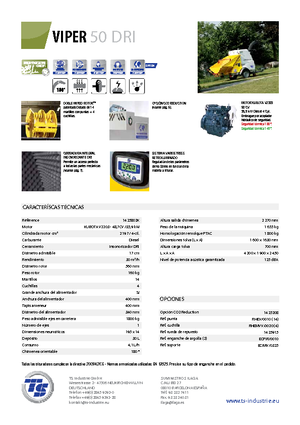 Faaprítók TS-Industrie Viper 50 DRI