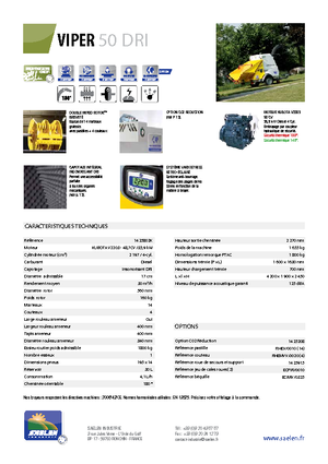 Faaprítók TS-Industrie Viper 50 DRI