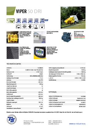Faaprítók TS-Industrie Viper 50 DRI