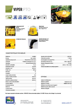 Faaprítók TS-Industrie Viper PTO