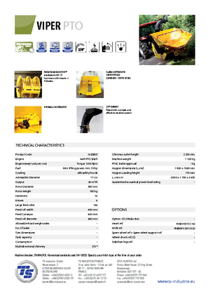 Faaprítók TS-Industrie Viper PTO