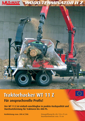 Faaprítók MUS-MAX Wood-Terminator 11 Z