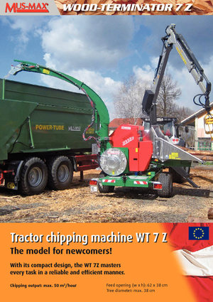 Faaprítók MUS-MAX Wood-Terminator 7 Z