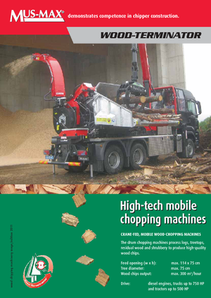 Faaprítók MUS-MAX Wood-Terminator 7 LZ