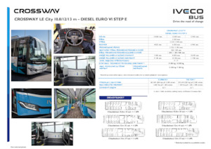 Városi buszok Iveco Crossway LE City 13m