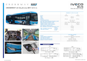 Városi buszok Iveco Crossway LE City 12m ZEV