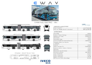 Városi buszok Iveco E-way 18 m