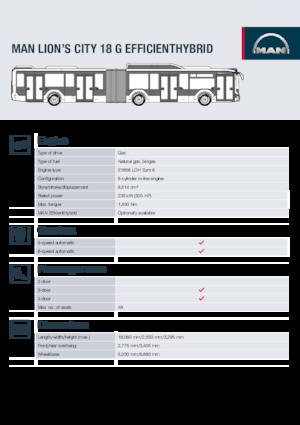 Városi buszok MAN Lion’s City 18 G