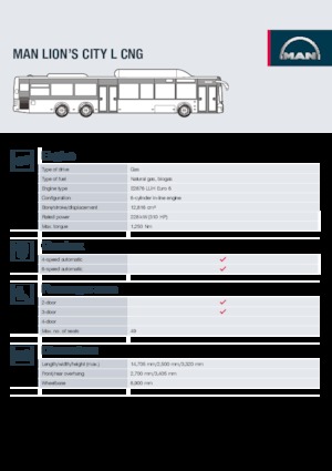 Városi buszok MAN Lion’s City L