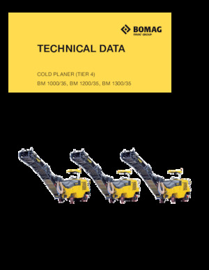 Burkolatmarók Bomag BM 1200/35