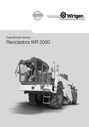 Burkolatújrahasznostók / hideg újrahasznostók Wirtgen WR 2000
