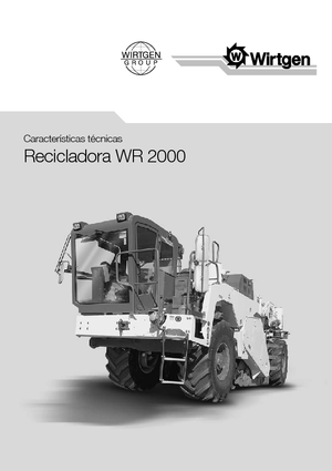 Burkolatújrahasznostók / hideg újrahasznostók Wirtgen WR 2000