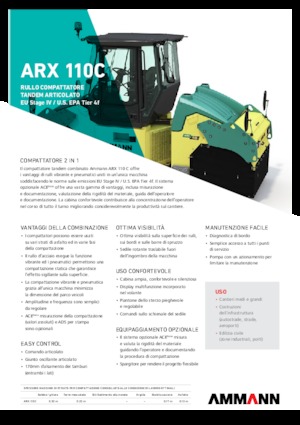 Kombihengerek Ammann ARX 110 C T4f