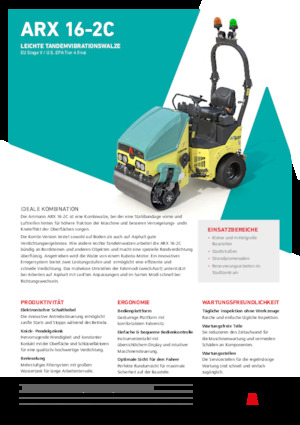 Kombihengerek Ammann ARX 16-2C
