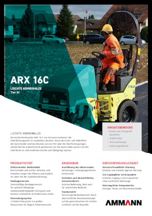 Kombihengerek Ammann ARX 16 C T4f