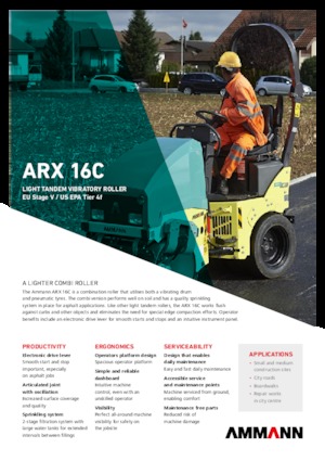 Kombihengerek Ammann ARX 16 C T4f