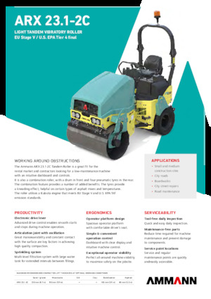Kombihengerek Ammann ARX 23.1-2C