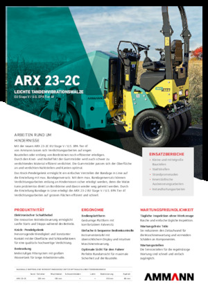 Kombihengerek Ammann ARX 23-2C