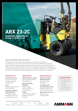 Kombihengerek Ammann ARX 23-2C