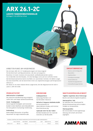 Kombihengerek Ammann ARX 26.1-2C