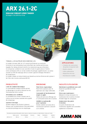 Kombihengerek Ammann ARX 26.1-2C