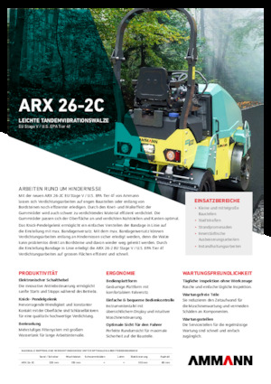 Kombihengerek Ammann ARX 26-2C